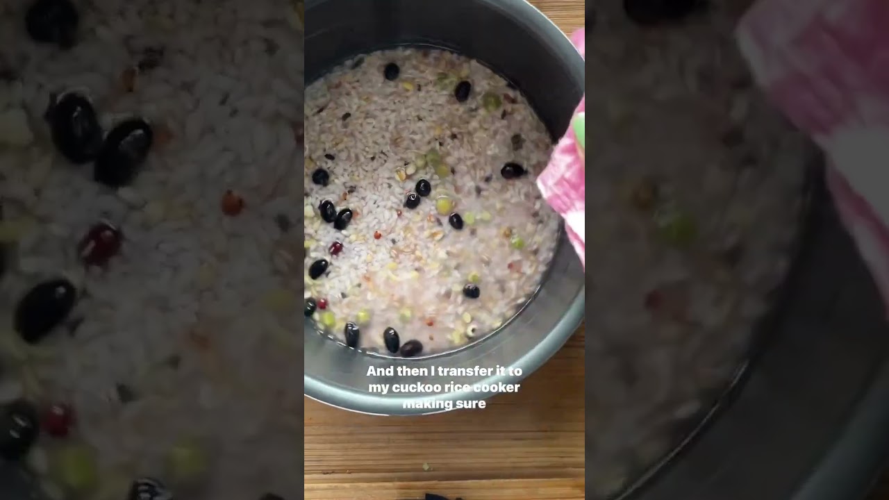 Ирен готовит фиолетовый рис по-корейски в рисоварке CUCKOO.