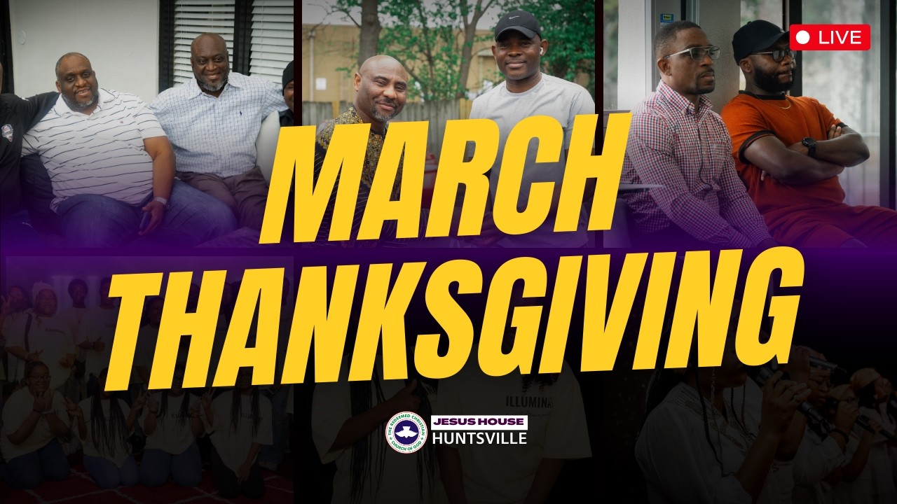 🔴March Thanksgiving Sunday Service || March 1st, 2026 || Jesus House Huntsville