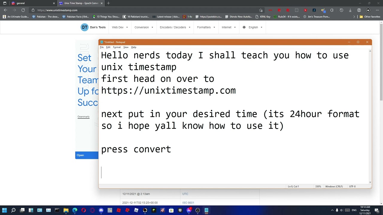 unix timestamp คือ  New 2022  Tutorial on how to use unix timestamp for discord