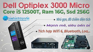Dell Optiplex 3000 Micro (Core i5 12500T) - Máy tính để bàn mini, nhỏ gọn, cấu hình mạnh mẽ