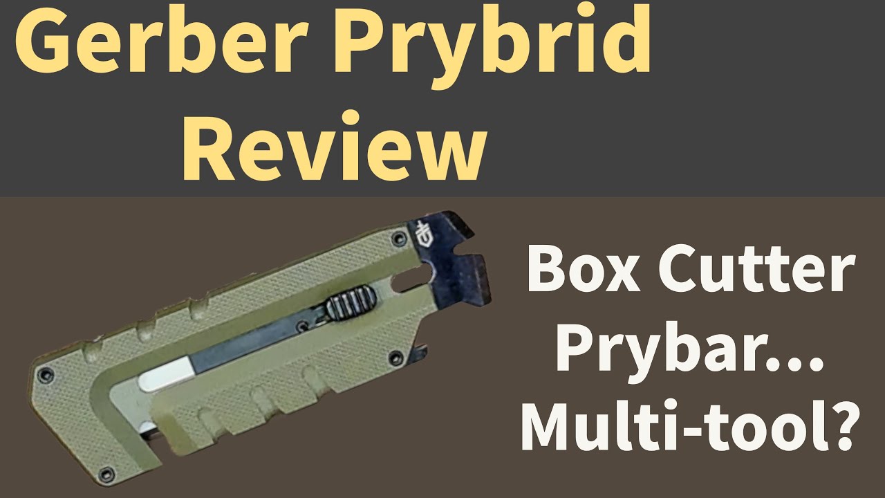 Gerber Prybrid Review - Prybar, Box Cutter Multi-tool? Bonus: HipClip  Pocket Clip 