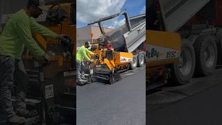 Putting it down. #asphalt #paving #satisfying #reels #cool #construction