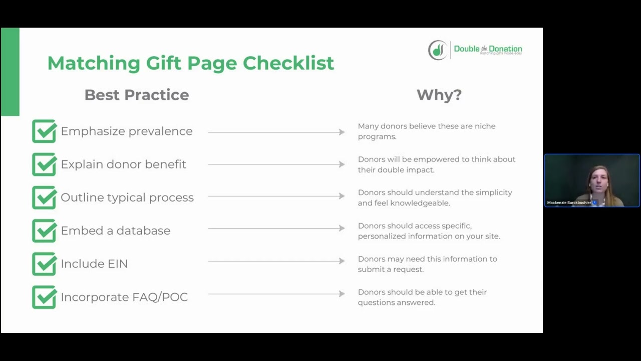 Corporate Matching Gifts - How Should You Market Matching Gifts on Your Website
