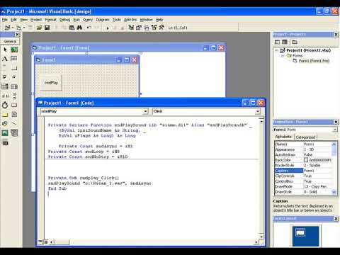 Play sounds with Visual Basic 6 - It works!