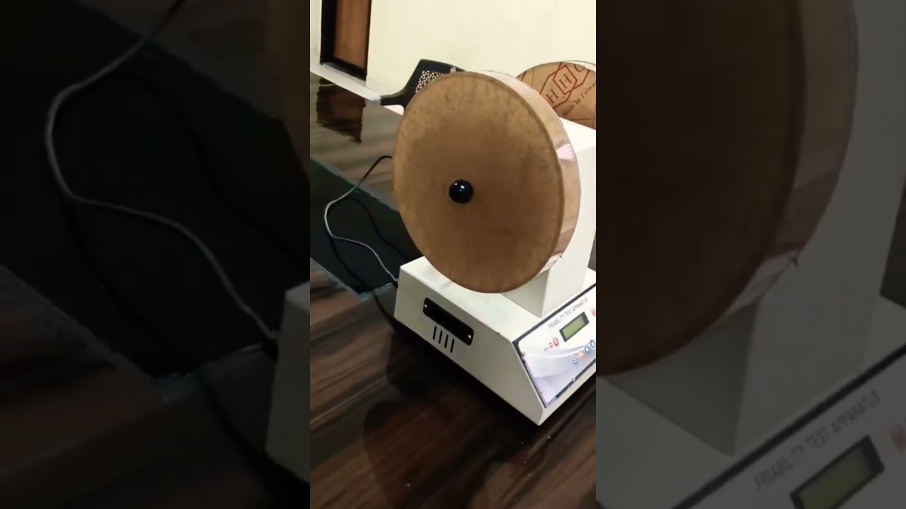 Digital Friability Test Apparatus double drum side loaded. with digital RPM and Timer Display.