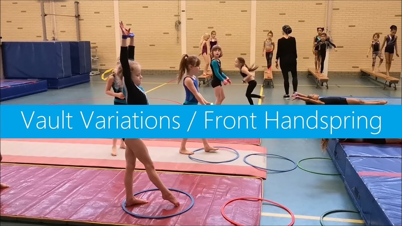 Vault variations » Front Handspring