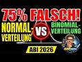 75% machen diesen Fehler ❌ Normalverteilung vs Binomialverteilung Abi 2026