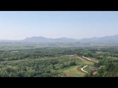 Loudspeaker broadcasts across the DMZ