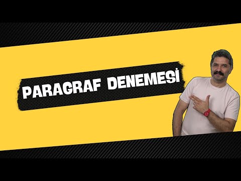 Paragraf Denemesi / RÜŞTÜ HOCA