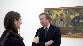 Interview mit Dr. Dieter Schwarz in der Ausstellung 'Paul Gauguin’