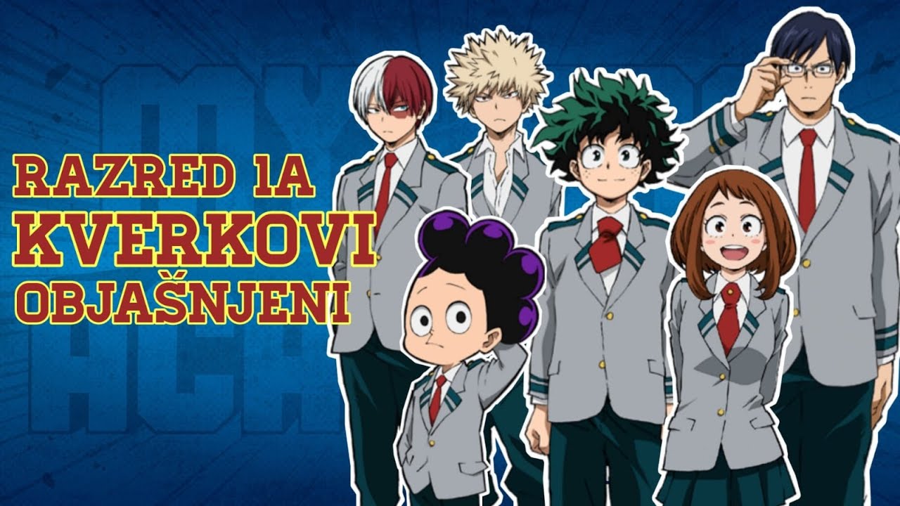 Kverkovi 1A Razreda Objašnjeni | My Hero Academia