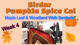 Sirdar Pumpkin Spice CAL | Week 4 | Maple Leaf & Woodland Walk Sections | Tutorial UK Terms #crochet