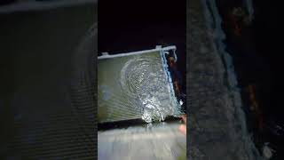 blustar split ac condenser coil leakage finding method #bluestarac #gasleakage