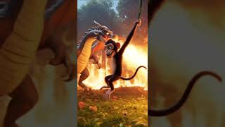 Bandar vs dragon #shorts #ai