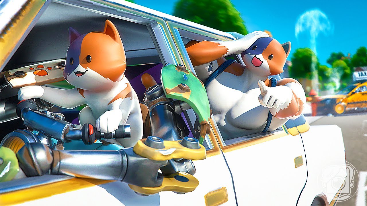 KIT LEARNS TO DRIVE?! (A Fortnite Short Film)