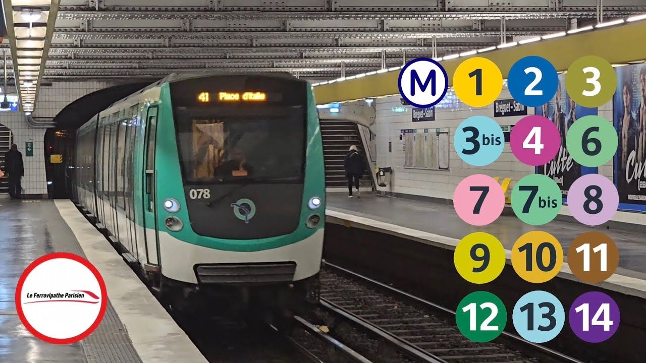 [PARIS] Toute les ligne de Métro Paris en 2025