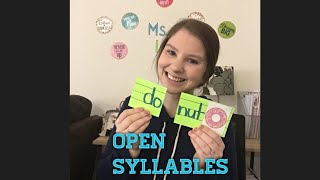5/14 Skills Lesson- Open Syllables