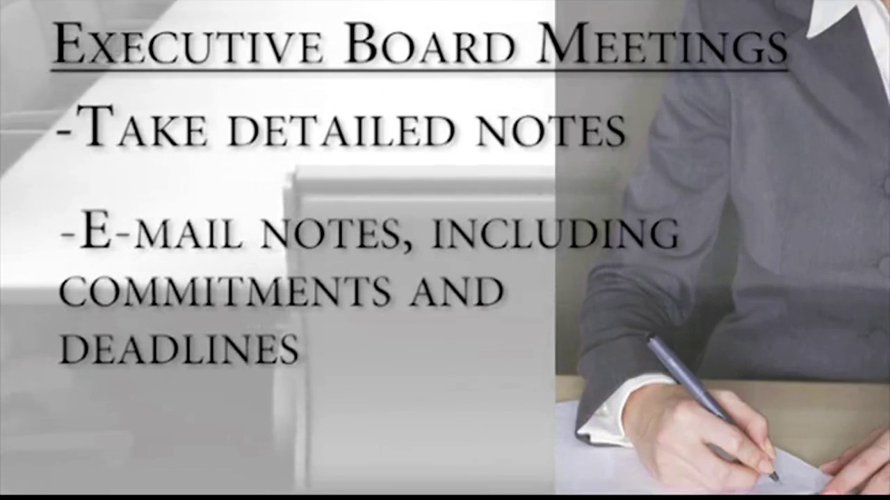 Executive Board Secretary 18 mp4