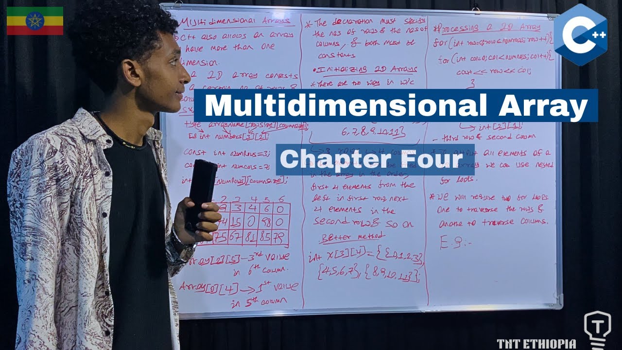 Multidimensional Array | Chapter Four | በአማርኛ - YouTube