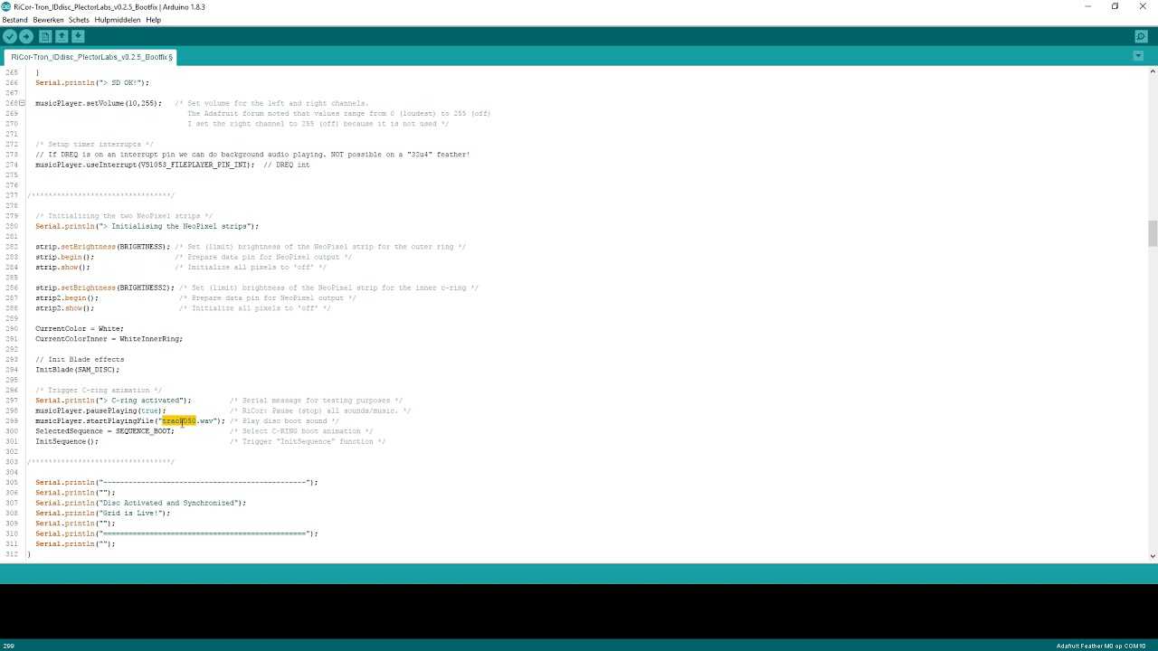 #10 - Tron Legacy Identity Disc - Arduino sketch - Plecter Labs animation testing