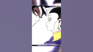 when chi chi met her husband goku in his UI form😊#goku #chichi #edit #dbzedit #gokuxchichi#anime