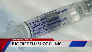 Free flu shot clinic by BJC program