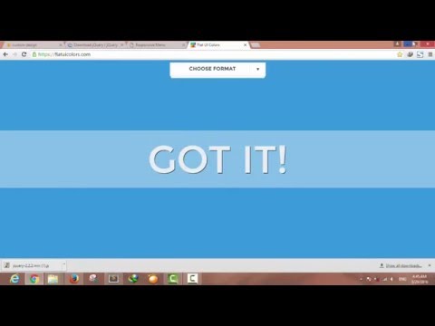 Responsive Web Design Navigation Menu - YouTube