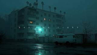 Transmission — Post Apocalyptic Dark Ambient Journey — Dystopian Rainy Night Ambience