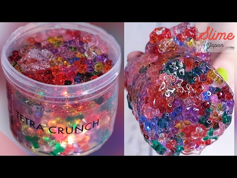 【ASMR】テトラクランチ??【スライムジャパン】〜これは良いゴリゴリ〜 "Tetra crunch" crunch slime -No talking-