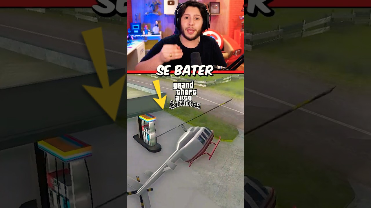 HELICÓPTERO x POSTO de GASOLINA em CADA GTA!