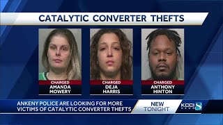 5 charged with stealing 17 catalytic converters in Ankeny