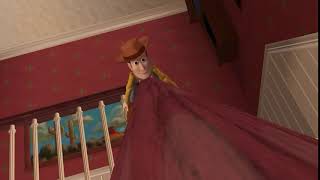Woody has a mental breakdown.