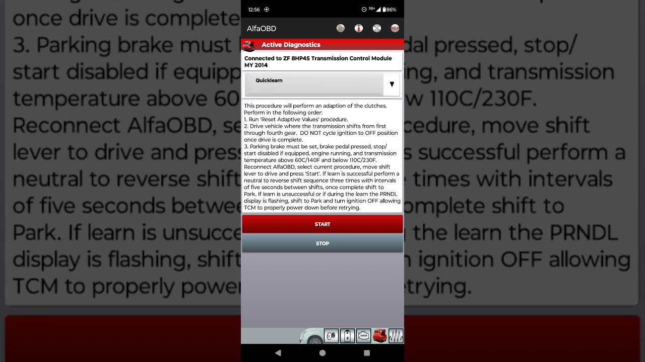Transmission Relearn 