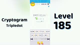 Cryptogram Tripledo Level 185 Solutions 🧩 | Logic Puzzle Game | Mini Boss