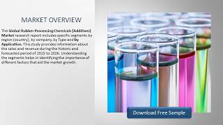 Global Rubber Processing Chemicals Additives Market Outlook 2021