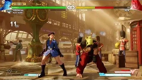 Street Fighter V - Cammy V-Trigger Canon Strike Mix-ups