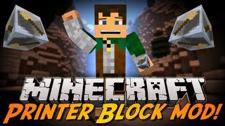Minecraft - Printer Block Mod Review | Pixel Art Made Easy! [1.5.2] - PerpetualJordan Net Worth