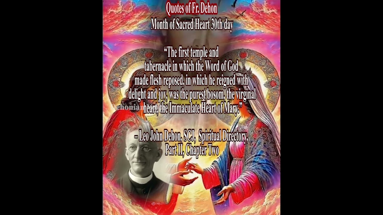 തിരുഹൃദയ വണക്കമാസം|മുപ്പതാം ദിനം|sacred Heart|Quotes of Fr.Dehon||1minute song video|FrLeoJohn Dehon