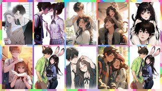 🥰 Cute Anime Couple dp photo | Beutiful Cartoon couple dpz | Couple Anime dp/dpz/images/pics