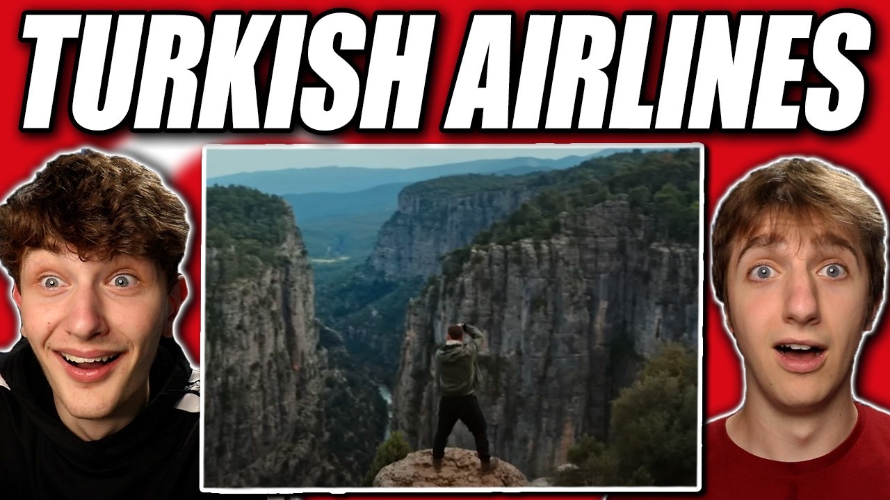 Americans React to Turkish Airlines Advertisements! (Türkiye: A Country Of Wonders)