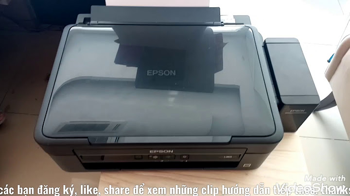 Máy in phun epson bị lỗi không đều mực