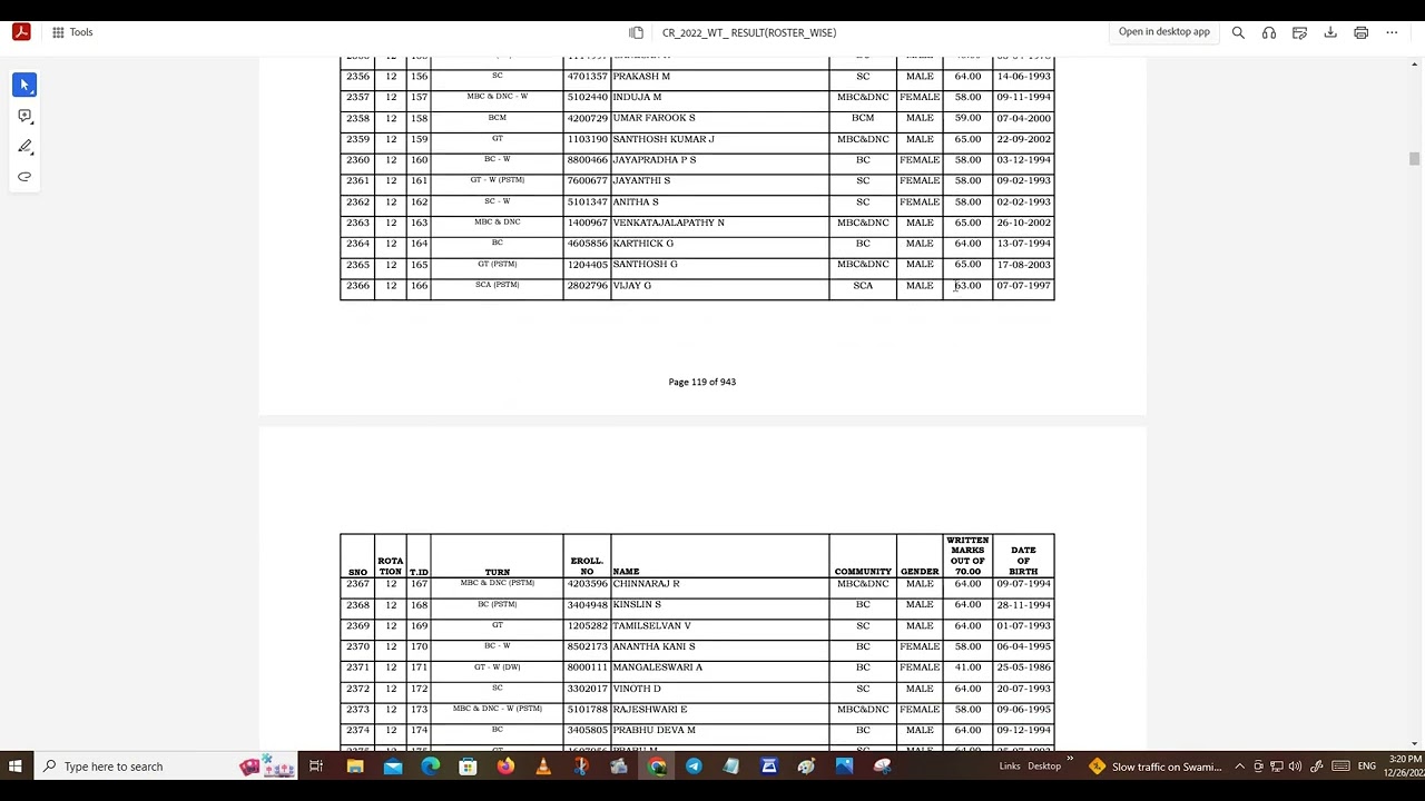 TNUSRB PC 2023 RESULTS வந்தாச்சு 18671 பேர் தேர்ச்சி அடுத்தது என்ன  PHYSICAL பண்ணுங்க