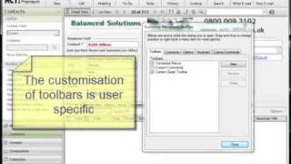 ACT 2010-2011 Training Tutorial - Customizing Toolbars