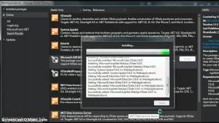 Create Service Stack for database using EF and OData