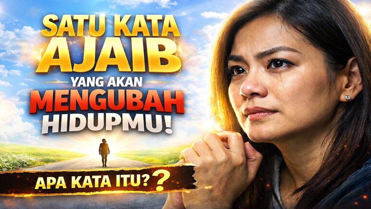 Satu Kata Ini Bisa Mengubah Hidupmu Selamanya