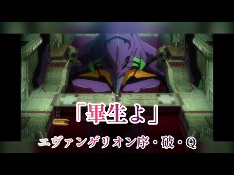エヴァンゲリオン序・破・Q（音MAD）（ 曲:畢生よ）
