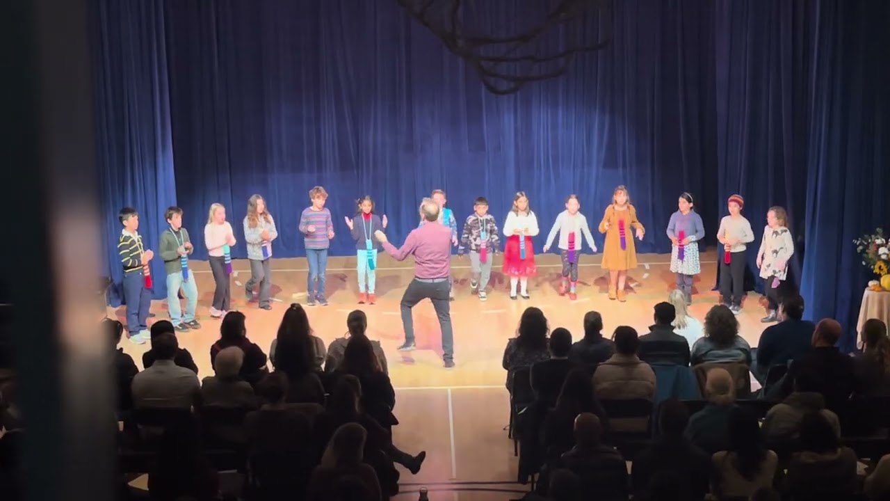 Stomp and clap performance at the SF Waldorf Grade School Concert 2025