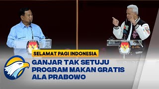 Ganjar Tak Setuju Program Makan Gratis Ala Prabowo