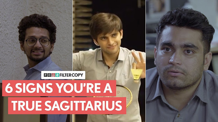 FilterCopy | 6 Signs You're A Sagittarius | Ft. Funcho and Viraj Ghelani