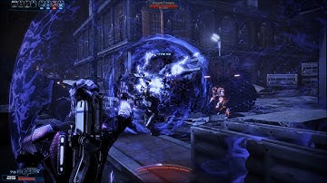 Mass Effect 3 Multiplayer Asari Justicar Adept PC Silver Solo Gameplay